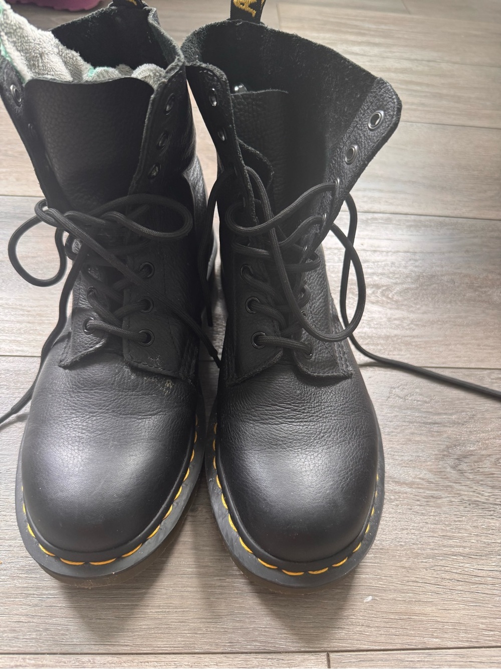 Dr. Martens Translucent Amber Sole Boot